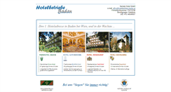 Desktop Screenshot of hotelbetriebe-baden.at