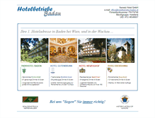 Tablet Screenshot of hotelbetriebe-baden.at